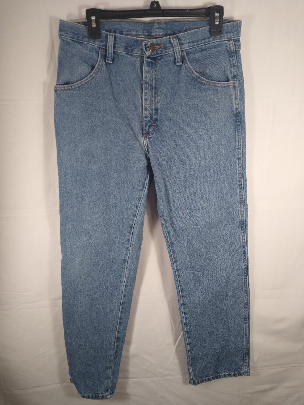 Men’s Rustler Jeans 32x30 Blue Denim Regular Fit Pre-Owned